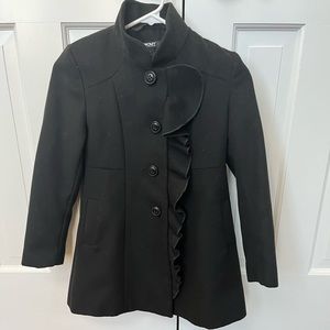 Black girls DKNY dress coat.